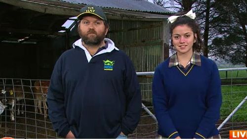 Victorian teen to march through Melbourne today in support of struggling dairy famers