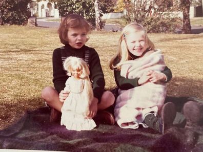 Libby-Jane Charleston and her sister as children.