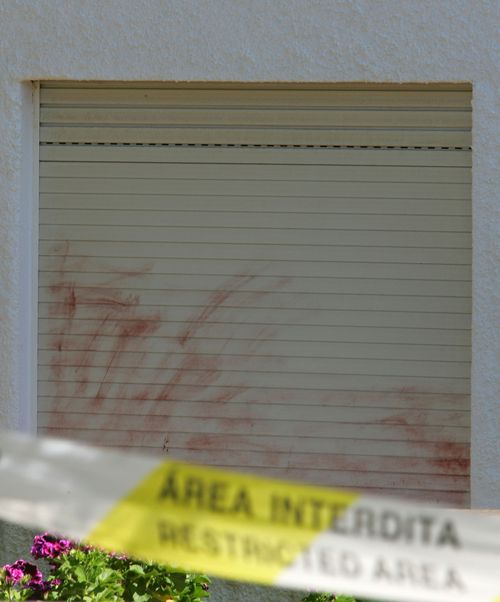 A general view of the bedroom window of the holiday apartment where Madeleine McCann went missing on May 3, 2007 in Praia da Luz, Portugal. 