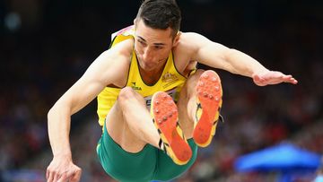 Australian long jumper Fabrice Lapierre has spoken about the sacking of athletics coach Eric Hollingsworth. (Getty Images)