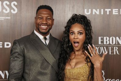 Jonathan Majors and Meagan Good