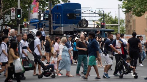 Thousands of shoppers passed through Pitt Street Mall today to take advantage of Boxing Day sales. (Image: AAP)