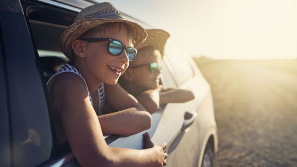 Children on holiday