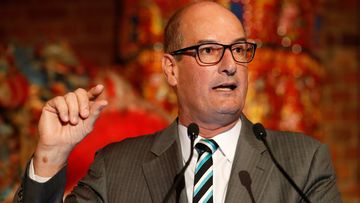 MELBOURNE, AUSTRALIA - OCTOBER 26: Power President David Koch speaks to the media during an AFL announcement at The Chinese Museum Melbourne on October 26, 2016 in Melbourne, Australia. (Photo by Michael Willson/AFL Media/Getty Images)