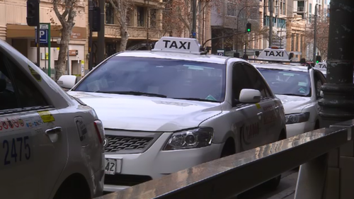 The taxi industry has launched a campaign against the state government's new levy on passengers. (9NEWS)