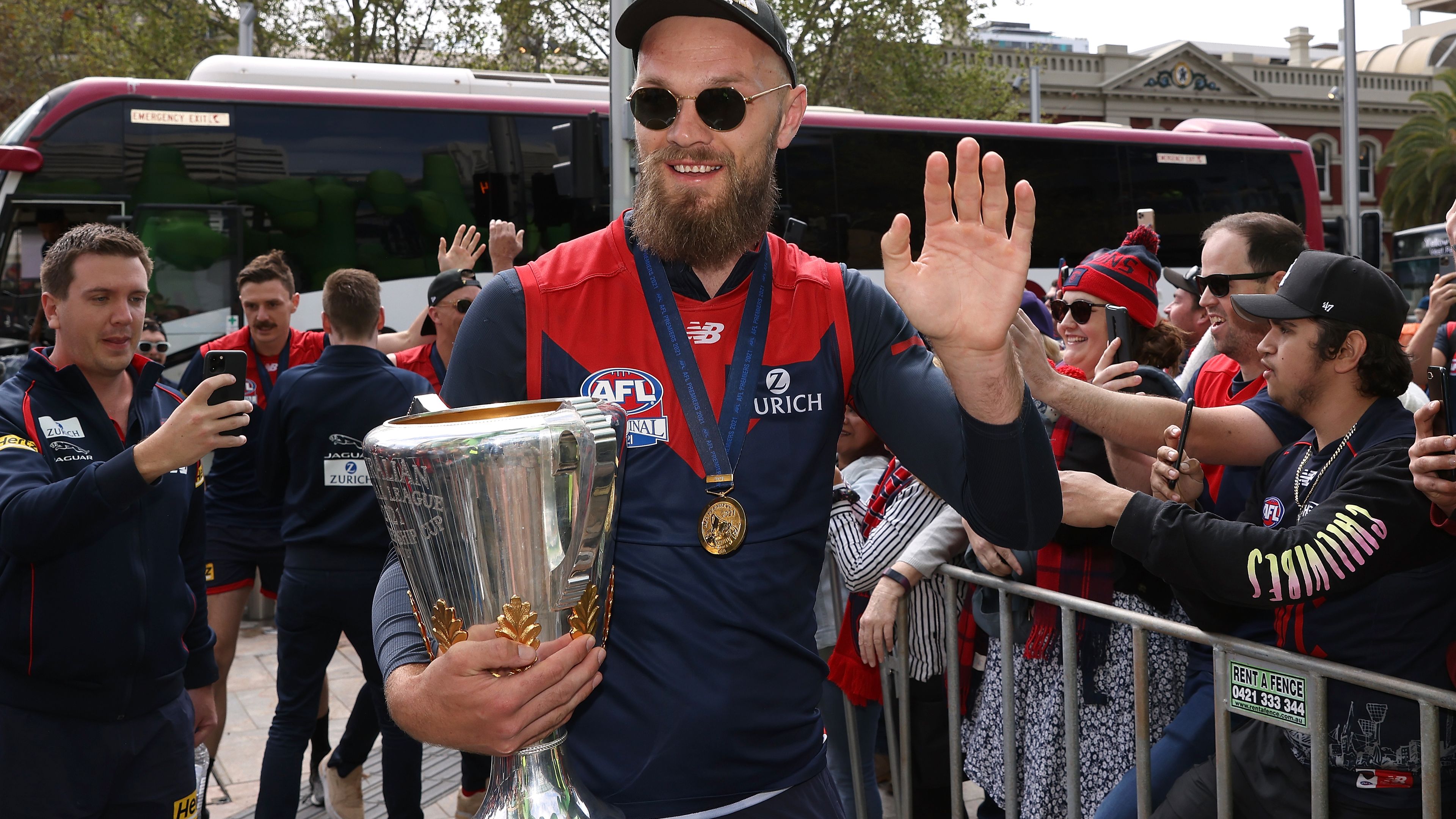 How the Melbourne Demons celebrated their first AFL premiership in 57 years