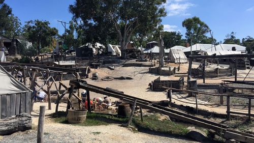 An outdoor museum, Sovereign Hill aims to reacreate the scene of Australia's gold rush in the 1850s.  