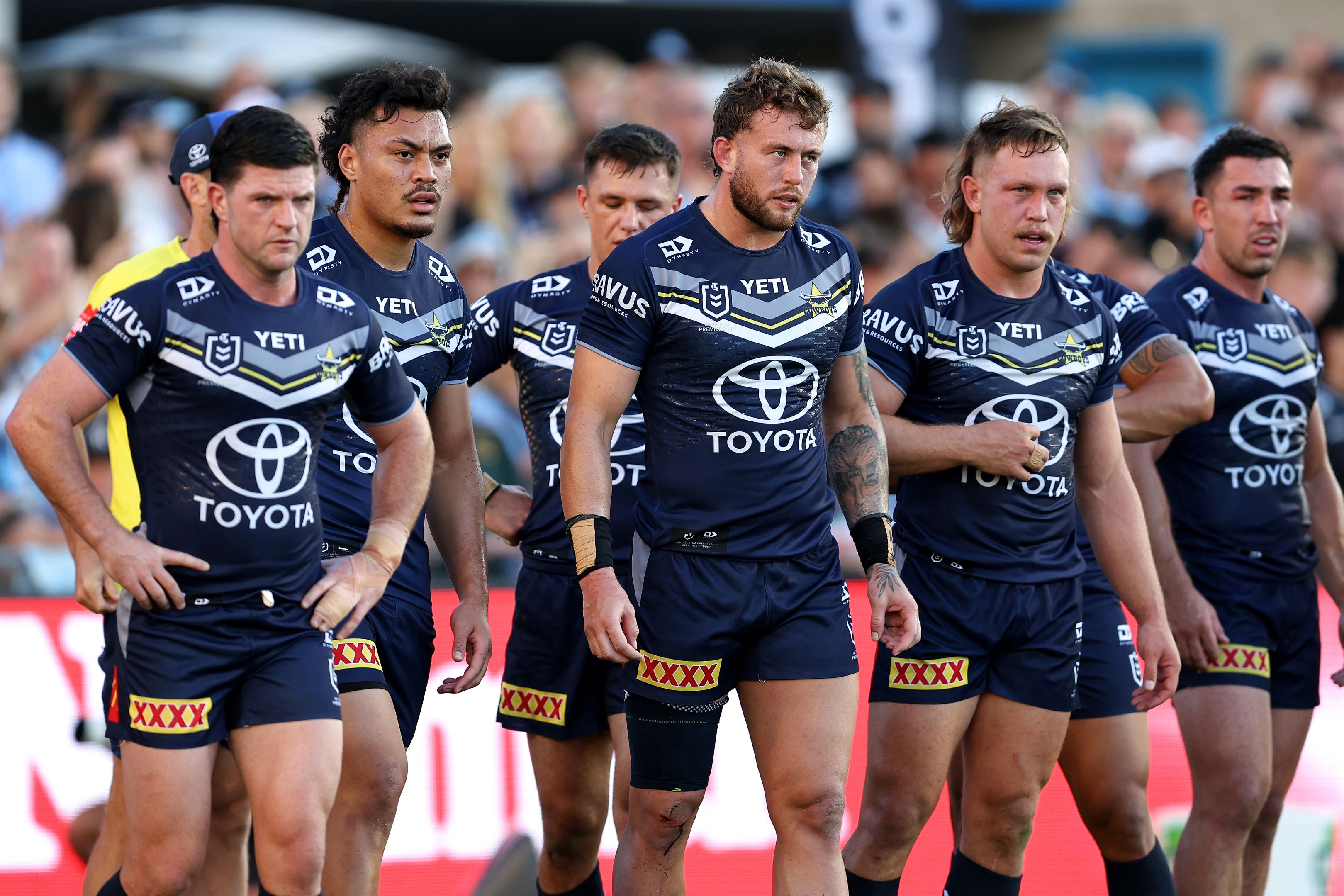 'Very disappointing': Cronulla Sharks thrash Cowboys in 'training gallop'