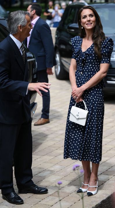 Catherine, Princess Of Wales during the opening of "Hope Street" at Hope Street on June 27, 2023 in Southampton, England.  