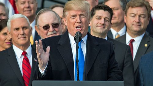 House Speaker Paul Ryan helped guide Donald Trump's tax cuts through Congress. (AP).