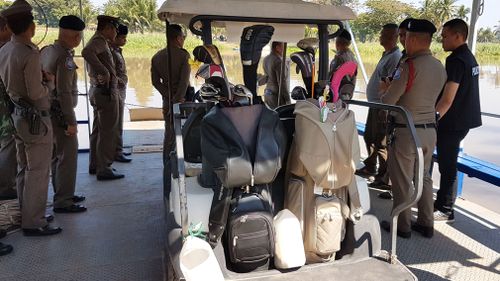 Thailand golf cart accident men killed