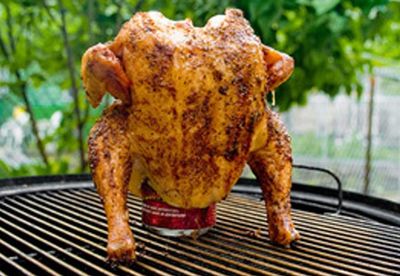 Basic beer can chicken