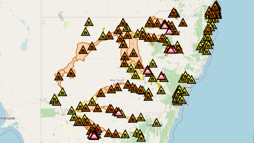 As of 5:30 am there were a staggering 142 flood warnings stretching across NSW.