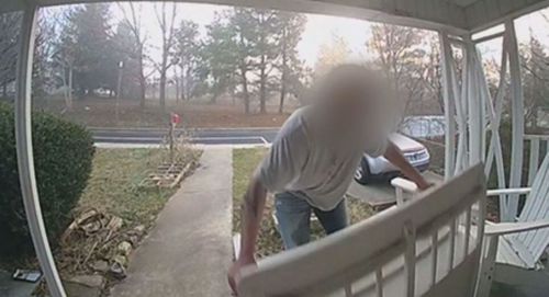 North Carolina doorbell camera captures man with knife
