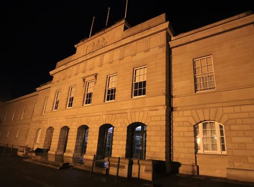 The meeting was hosted at Hobart Town Hall. (AAP)