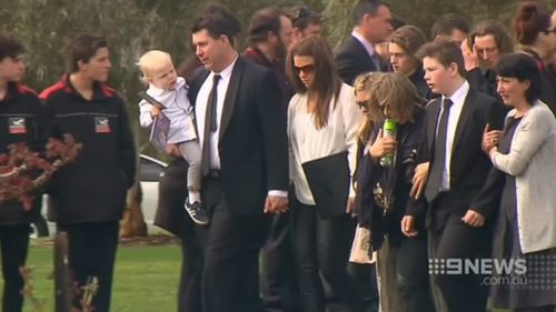 Family and friends spoke about Cooper and what he meant to them. (9NEWS)