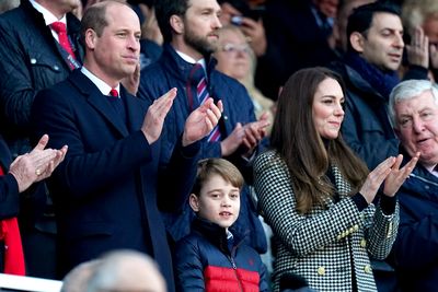 Prince George at the rugby, February 26 2022