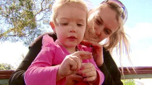 Geelong mother traumatised after two-year-old pricked by dirty syringe in public toilet