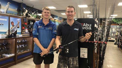 Harry Sutcliffe-Woelders and Shane Compain chased down and conducted a citizen's arrest on some shoplifters.