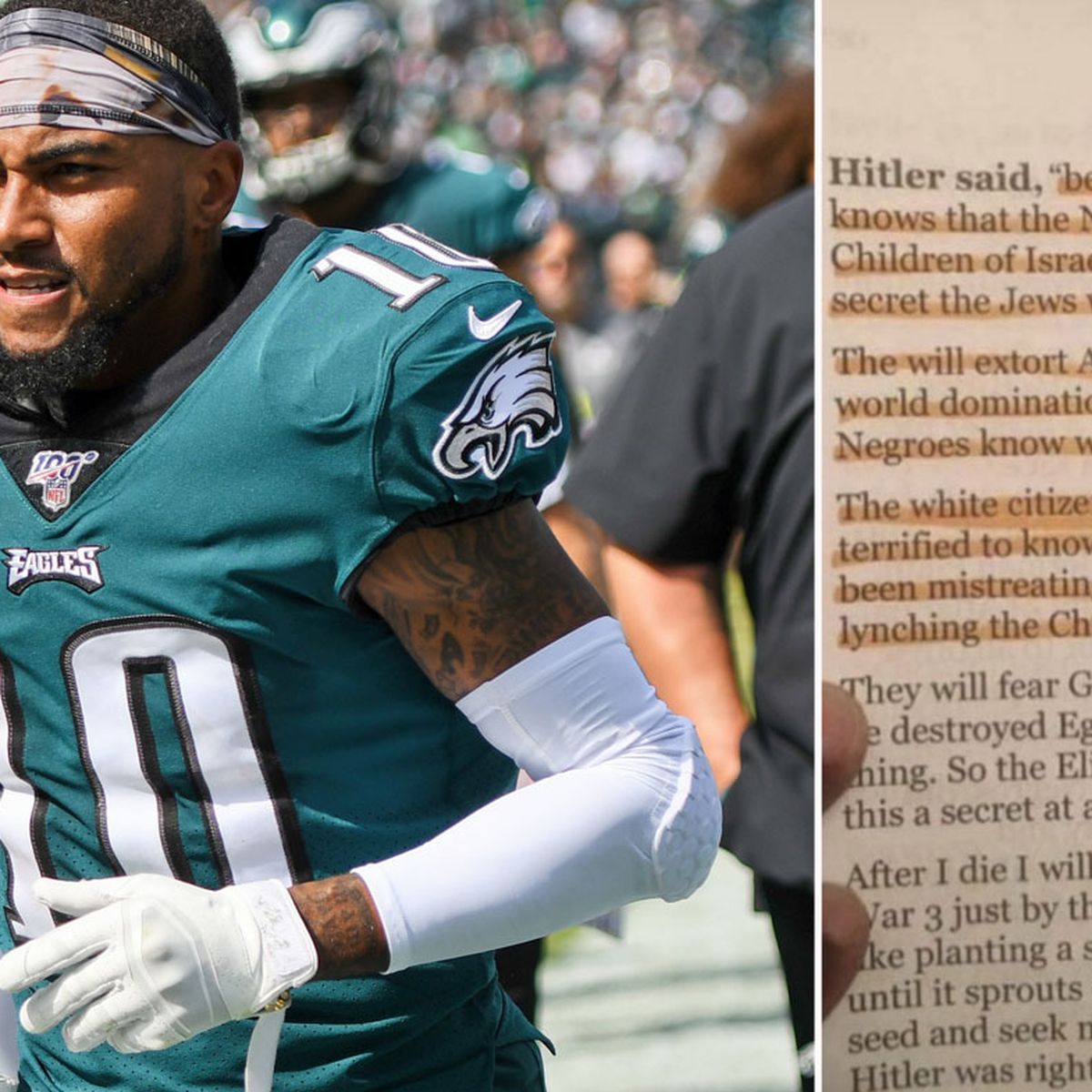 DeSean Jackson Apologizes as Eagles Call Comments 'Appalling'