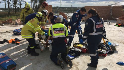 A man is fighting for his life after being hurt in the Kellyville incident.