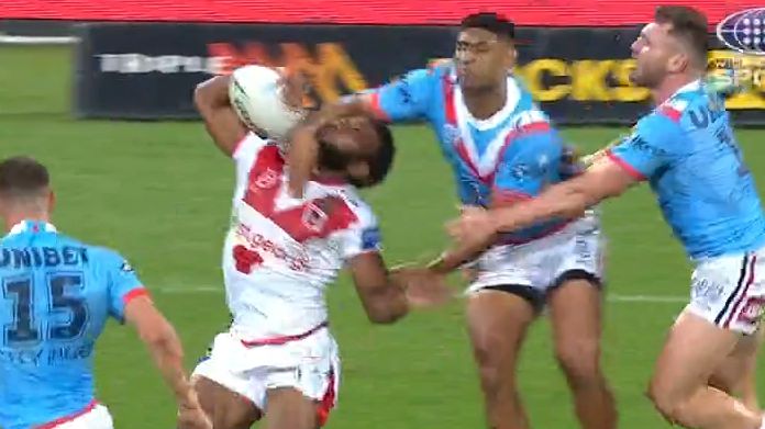 The crucial error on-field NRL referee made in Daniel Tupou high-tackle controversy