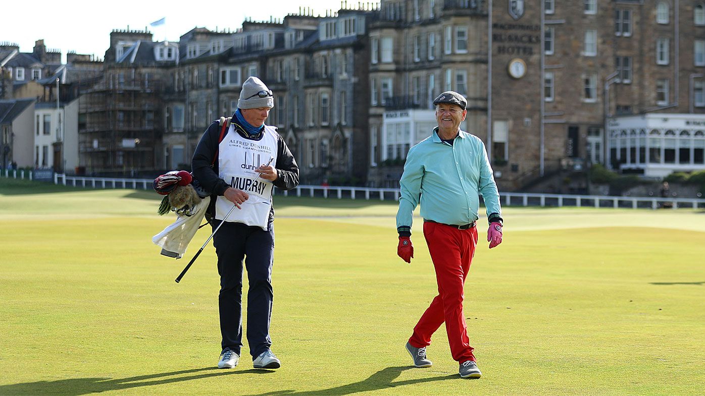 Matt Wallace and Marcus Fraser take lead in windy conditions at Alfred Dunhill Links Championship, Bill Murray delights fans