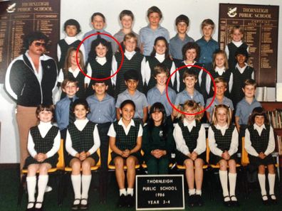 Jen and Andrew went to primary school together but fell out of touch.