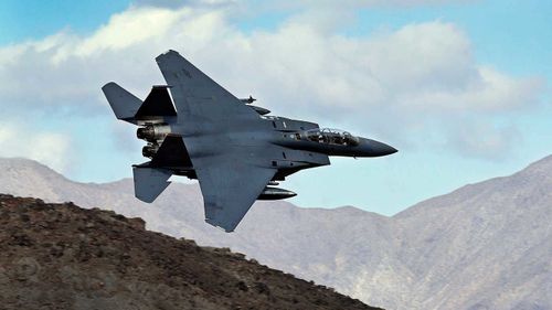 Un F-15E come questo è stato abbattuto sopra l'Iran.