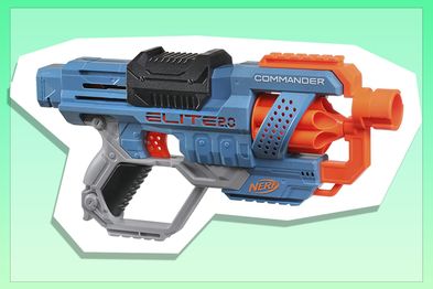 Hasbro Nerf Elite 2.0 - Commander RD-6 Blaster with 12 Official Nerf Darts