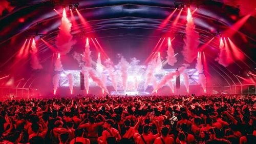 Seven revellers have been rushed to hospital and forced into induced comas after overdosing on party drug MDMA.
They were attending an electronic music festival held at Flemington Racecourse in Melbourne yesterday.
