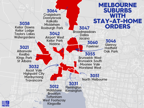 Coronavirus Outbreak Victoria Greater Melbourne Residents Also Banned From Entering Nsw In Tightening Of Covid 19 Border Closure