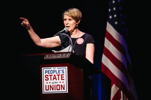 Cynthia Nixon is set to run for New York Governor against Andrew Curomo in the Democratic primary in September. (AAP)