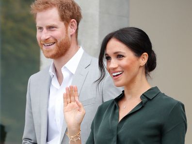 Prince Harry and Meghan, the Duchess of Sussex visit the University of Chichester Tech Park, south east England, Wednesday October 3, 2018