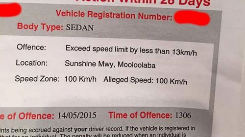 Queensland man fined for sticking to the speed limit