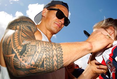 Rugby and league great Sonny Bill Williams boasts one of sport's most admired bodies. (Getty)