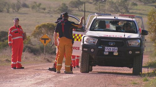 ﻿Her husband offered "a huge thanks" to the emergency services who had found his wife.