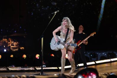 Taylor Swift performs at Accor Stadium on February 23, 2024 in Sydney, Australia