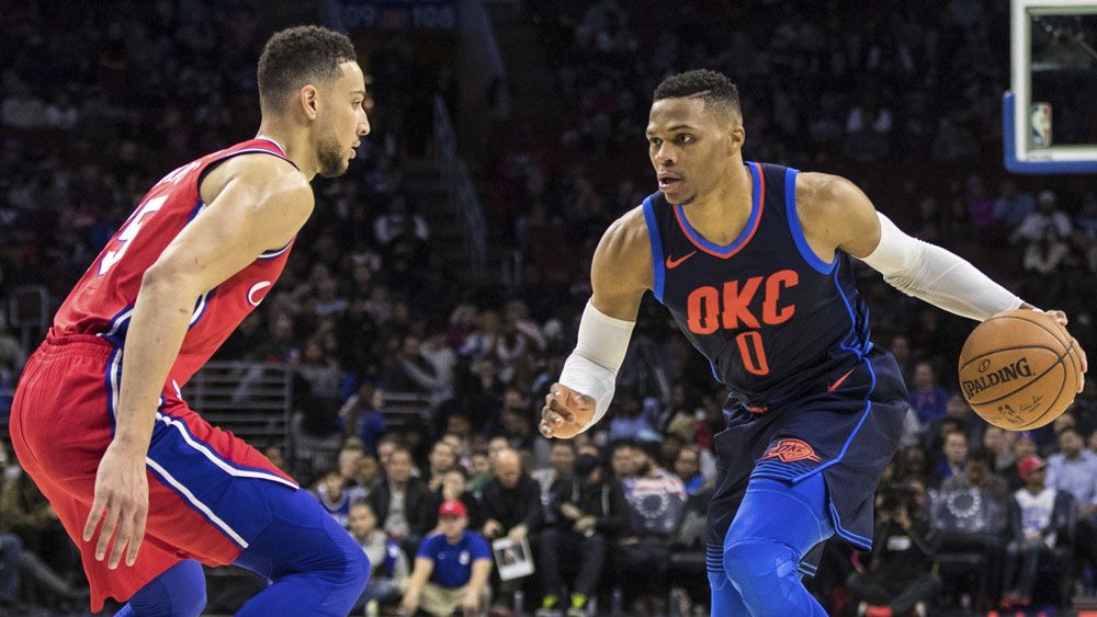 Ben Simmons and Russell Westbrook.