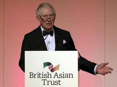 Prince Charles, Prince of Wales speaks at a reception to celebrate the British Asian Trust at The British Museum on February 09, 2022 in London, England. 