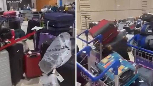 Un "scandaleux" nombre de bagages perdus ont été vus assis à l'aéroport d'Auckland.