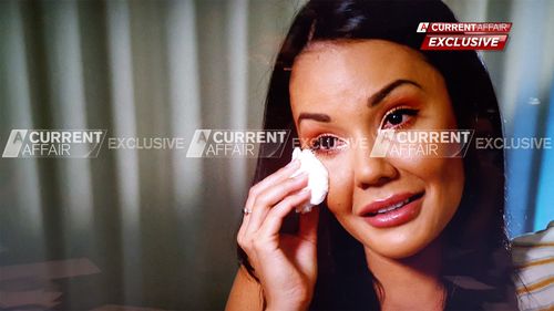 Davina Rankin has shared how the backlash she's coped since appearing in Married at First Sight has affected her family in an emotional interview with A Current Affair. (ACA)