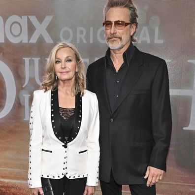 Bo Derek, left, and John Corbett attend the premiere of "And Just Like That..." Season 3 at the Crane Club on Wednesday, May 21, 2025, in New York. (Photo by Evan Agostini/Invision/AP)