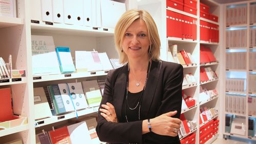 Kristina Karlsson, from the kikki.K office supplies retail chain.