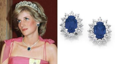Princess Diana's sapphire earrings