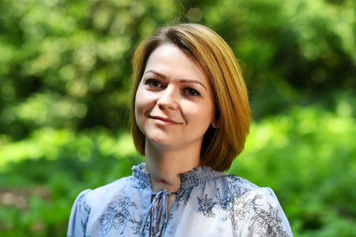 Skripal and his daughter Yulia (pictured) were found slumped on a public bench in the English city of Salisbury in March