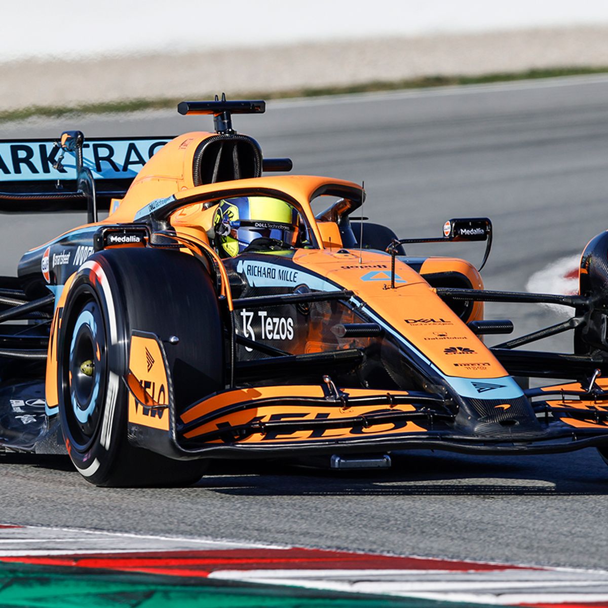 Lando Norris fastest on opening day of testing as Red Bull reveals radical  design