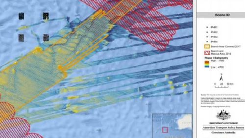 Discarded satellite images show objects inside new MH370 search zone