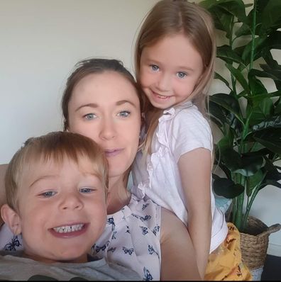 Emma single mum breast cancer with kids