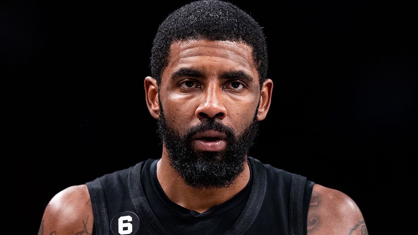 Kyrie Irving pictured during his time with the Brooklyn Nets